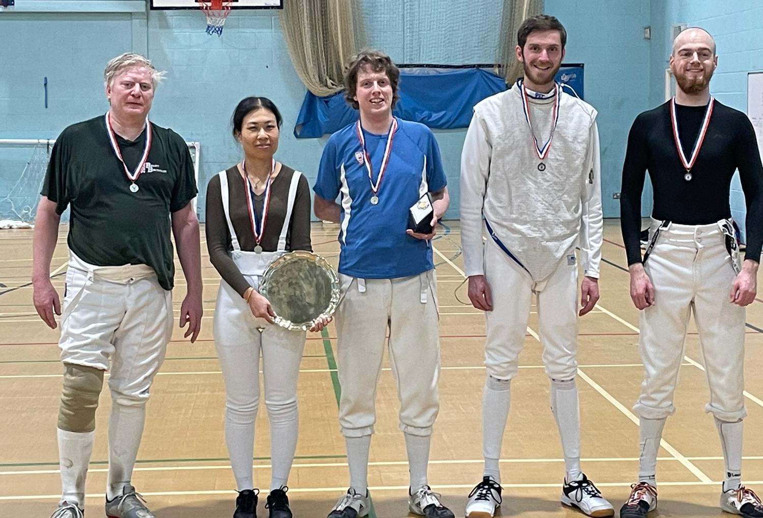 Medal winnders in the GFC Club Foil